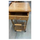 Preowned Mini Kitchen Cart on Rollers
