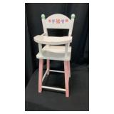Preowned Doll High Chair