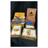 Estate Cigar Boxes (One has Jewelry)