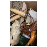 Box Lot  Pig Bank, Purses