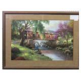 The Old Fishing Hole Giclee by Thomas Kinkade