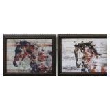 Contemporary Horses on Canvas *NICE