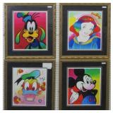 Mickey/Donald/Snow White/Goofy by Peter Max