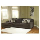 Ashley 19500 Choclate Sectional Sofa