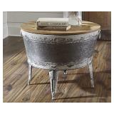 Ashley A4000209 Galvanized Storage Table