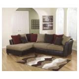 Ashley 2840016-67 Mocha Sectional Sofa