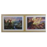 Fantasia/ Lion King Giclee by Thomas Kinkade