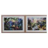 Princess & Frog/Beauty & Beast by Thomas Kinkade