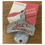 Vintage Ju-C Beverages Bottle Opener With