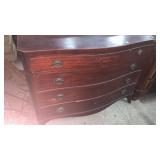 Vintage Mahogany Dresser Base