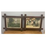 Estate Prints With Arts & Craft Style Frames