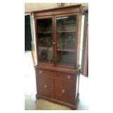 Vintage Mahogany China Cabinet