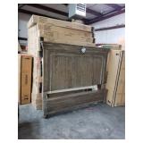 Ashley king bed (AS IS) HEADBOARD, FOOTBOARD.