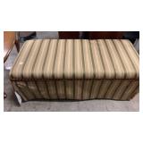 Large Pre-Owned Striped Bench