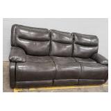 U726 gray power reclining sofa