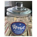 Wise Glass Store Jar