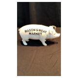 Cast Iron Mason Meat Market Bank