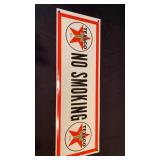 Metal Texaco No Smoking Sign