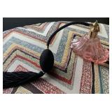 Pink Glass Perfume Atomizer