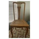 Gorgeous Antique Birdeyes Maple Chair