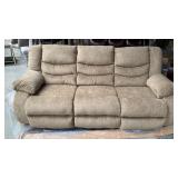 Ashley Mocha DBL Reclining Sofa