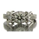 14kt Gold 1.51 ct Round Brilliant Diamond Ring