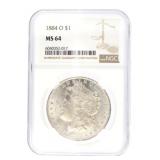 1884-O MS64 Morgan Silver Dollar