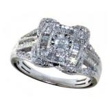 10kt Gold Brilliant Diamond Designer Ring