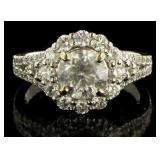 14kt Gold 2.53 ct Round Brillliant Diamond Ring