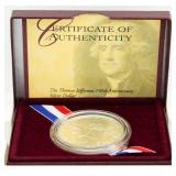 1993 US Mint Thomas Jefferson Silver Commemorative