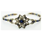 Vintage Style 11.44 ct Onyx Tennis Bracelet