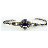 Marquise Cut 12.50 ct Sapphire Tennis Bracelet