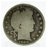 1900 Barber Silver Half Dollar