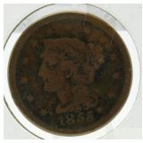 1855 "Slant 5" Large Cent