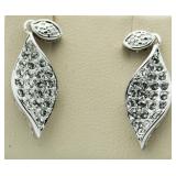 Swarovski White Topaz Designer Earrings