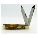 Psalms 23:1 Large Trapper Scripture Knife