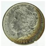1866-P Choice BU Morgan Silver Dollar *Toned
