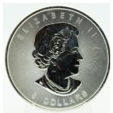 2015 Canada Buffalo 1.25 Oz. Silver $8 Coin