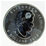 2016 Canada Bear 1.50 Oz. Silver $8 Coin