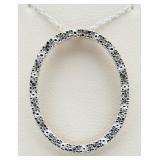 10kt Gold Circle Of Life Diamond Pendant