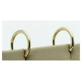 14kt Gold Hoop Earrings