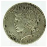 RARE 1921 Silver Peace Dollar *Initials