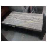 Faux Marble Top Lift Top Coffee Table