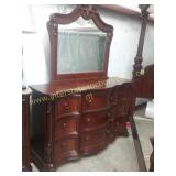 Ashley 698 Dresser and Mirror