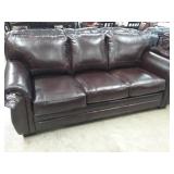 Simmons Brown TOP GRAIN LEATHER Sofa & Loveseat