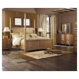 Ashley 601 King Bedroom Suit. King Bed, Dresser,