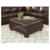 Ashley 504 Ottoman TOP GRAIN LEATHER