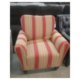 Striped Accent Chair