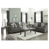 Ashley 77204 Slate 92" Sofa & Love Seat