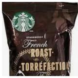 2.8 lbs French Roast Starbucks Coffee in 18